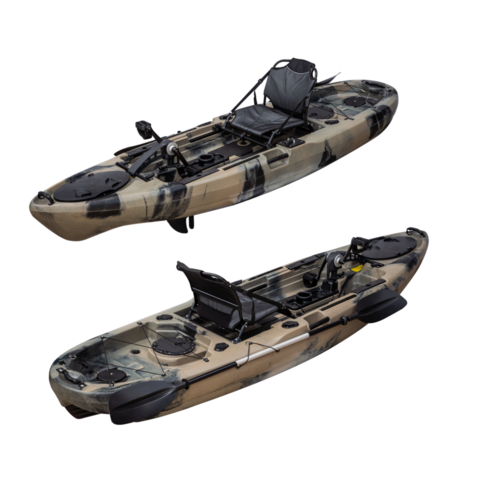 Plastic Sit on Top Free Hands Foot Pedal Drive Fishing Kayak with Non-Slip  Mat on Sale - China Kayak and Sit on Top Kayak price