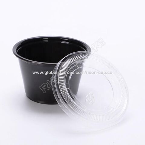 Buy Wholesale China 4oz Clear Disposable Plastic Sauce Food Cup Bowl  Container With Lids Manufacturer Wholesaler & Plastic Sauce Cup at USD  0.003