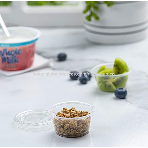 Buy Wholesale China 4oz Clear Disposable Plastic Sauce Food Cup