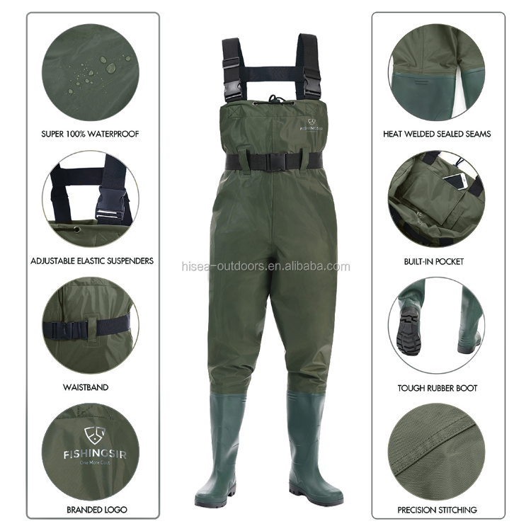 Compre Fishing Chest Waders For Men With Boots Mens Womens Hunting