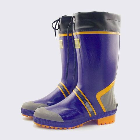 Compre 40cm Large Size Waterproof Boots Pvc Rubber Soles Non-slip Men  Fishing Waders Rain Water Garden Wading Wellies Miner Shoes Work y Waterproof  Boots de China por 6.5 USD
