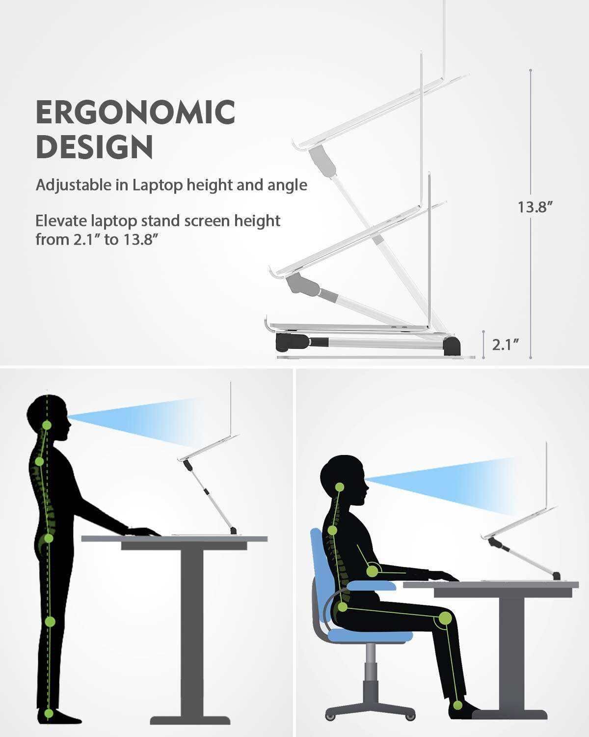 Lever Notebook Buy Wholesale China Foldable 17 Inches Laptop Stand Silver Aluminum ...