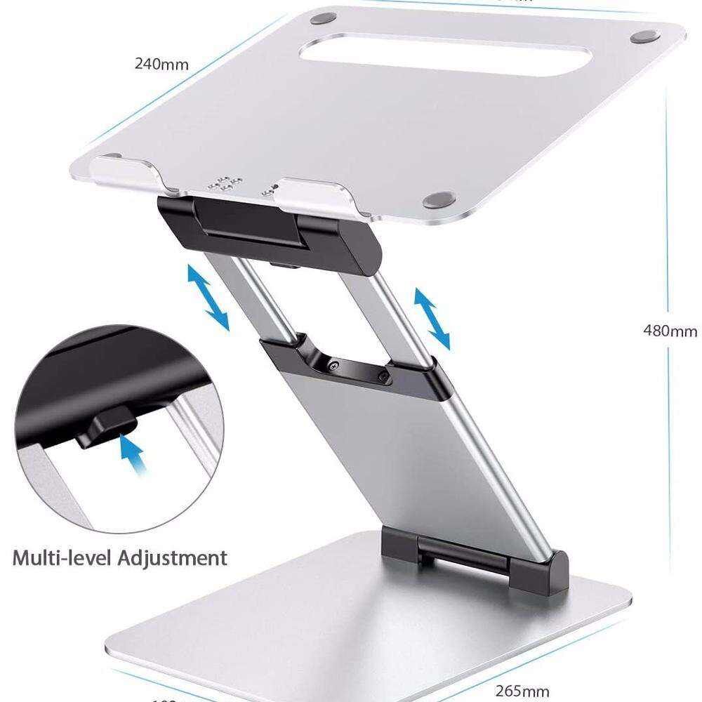 Lever Notebook Buy Wholesale China Foldable 17 Inches Laptop Stand Silver Aluminum ...