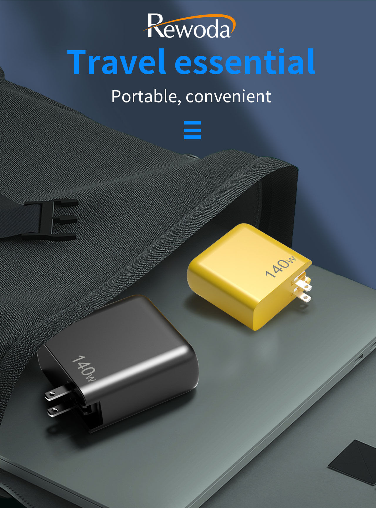 Gan 60w 140w 4 Ports Desktop Charger Multi Function Pd3.0 Qc3.0 Fast