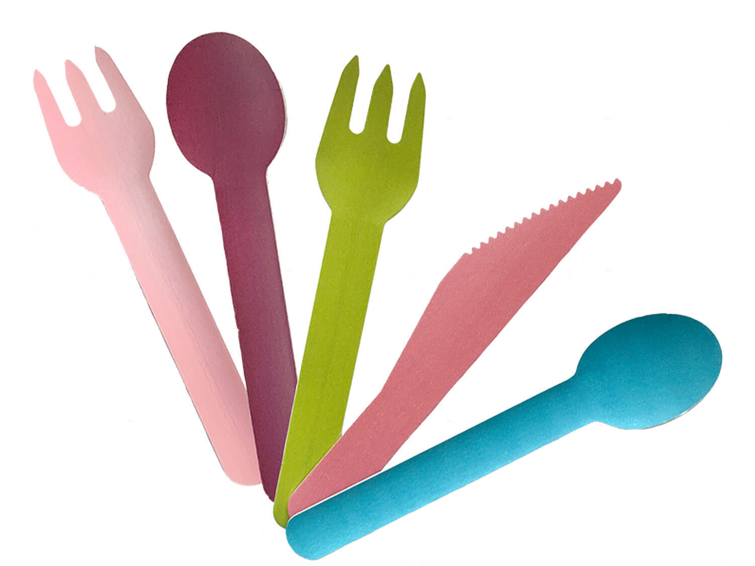 Buy Wholesale China Factory Sell Colorful Biodegradable Cutlery Eco