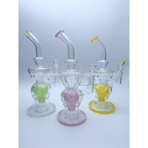 Bongs de vidrio de borosilicato, pipa de agua, dab rig de aceite, bubbler torus, junta hembra de 14.5 mm
