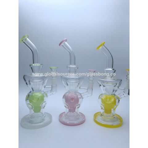 Bongs de vidrio de borosilicato, pipa de agua, dab rig de aceite, bubbler torus, junta hembra de 14.5 mm