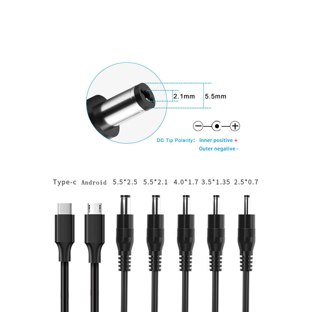 Adaptador de Corriente DC 5.5*2.1 A Tipo C