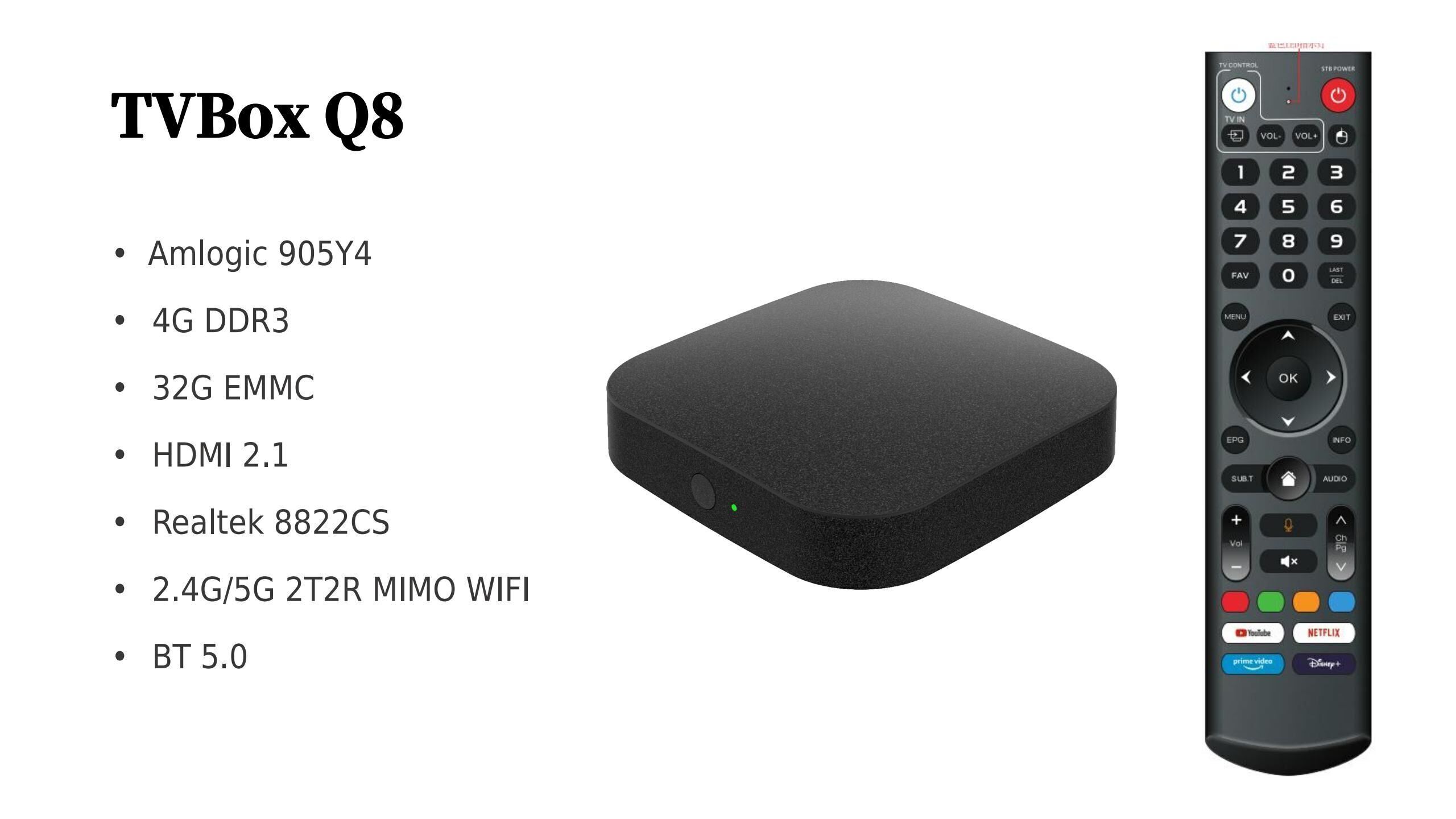 Odm Formuler Android Tv Box Amlogic 905y4 Iptv Netflix Google Voice Box ...