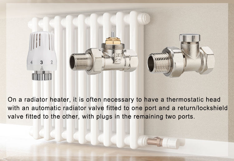 En215 M30*1.5 Thermostatic Silver Thermostatic Radiator Valve ...