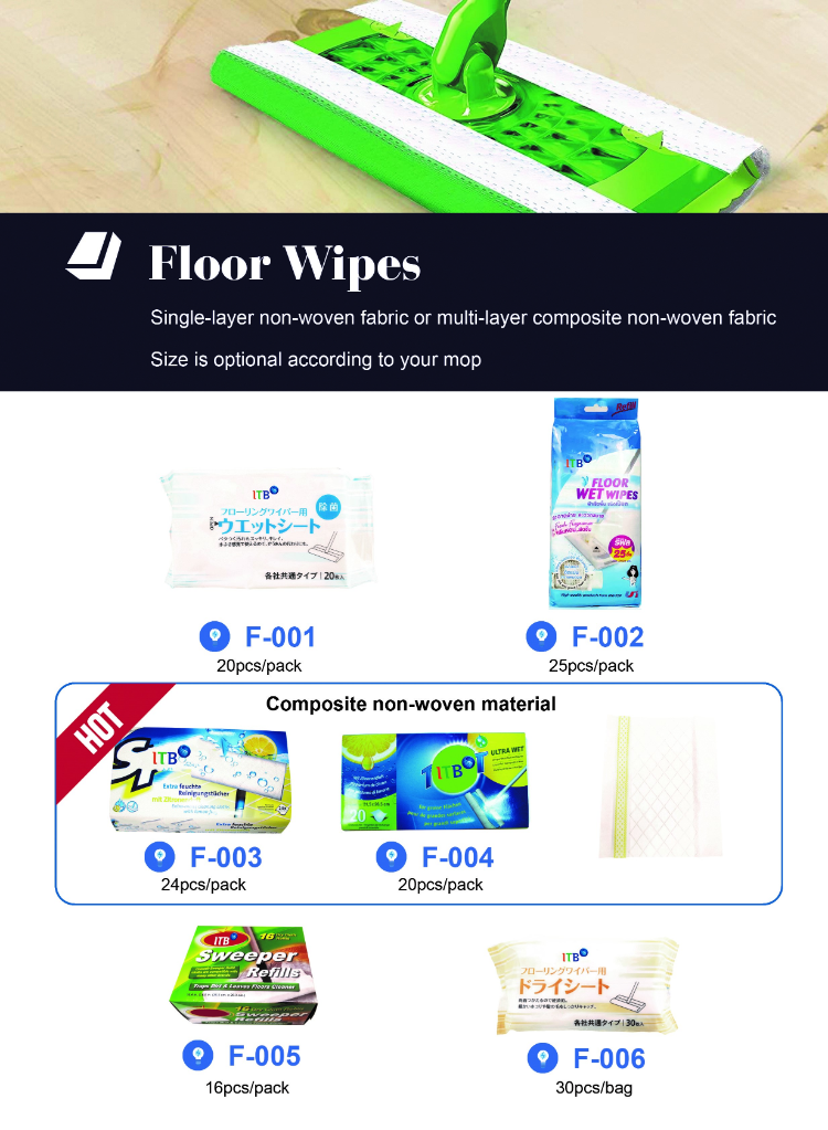 Buy Wholesale China Big Wipes Toallitas Humedas Disposable Floor Mop