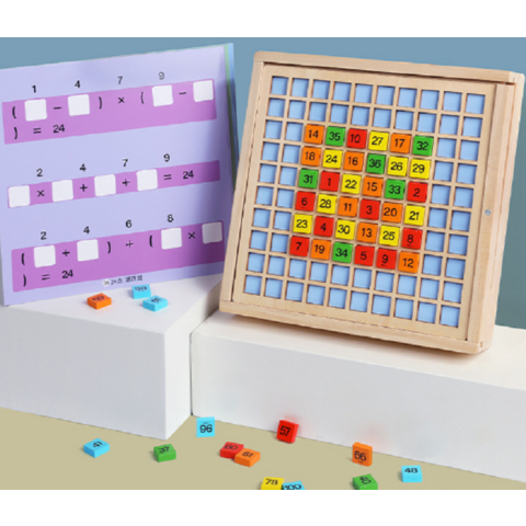 Compre Quadro Numérico Montessori De A 100: Iluminação Do