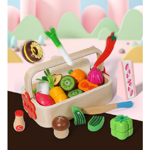 Coupe de bois magnétique Fruits Légumes Aliments Jouets - Chine  L'apprentissage préscolaire jouets et la coupe de fruits de jouets prix