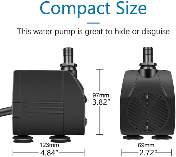 Buy Wholesale China Jier 60w 800gph Cooler Water Motor Electric