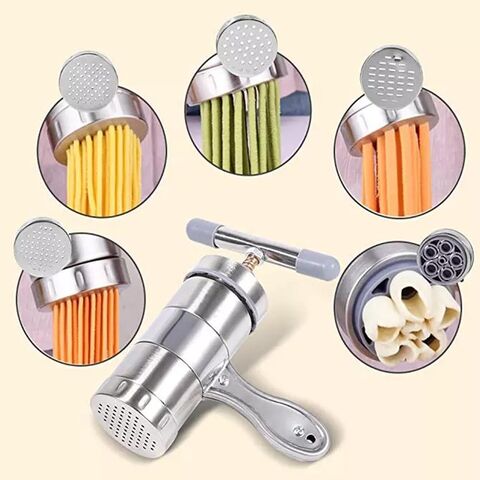 Kitchen accessories Tools Stainless Steel Kitchen Manual Machine Noodle  Maker Fruit Juicer Small-scale Pasta Maker