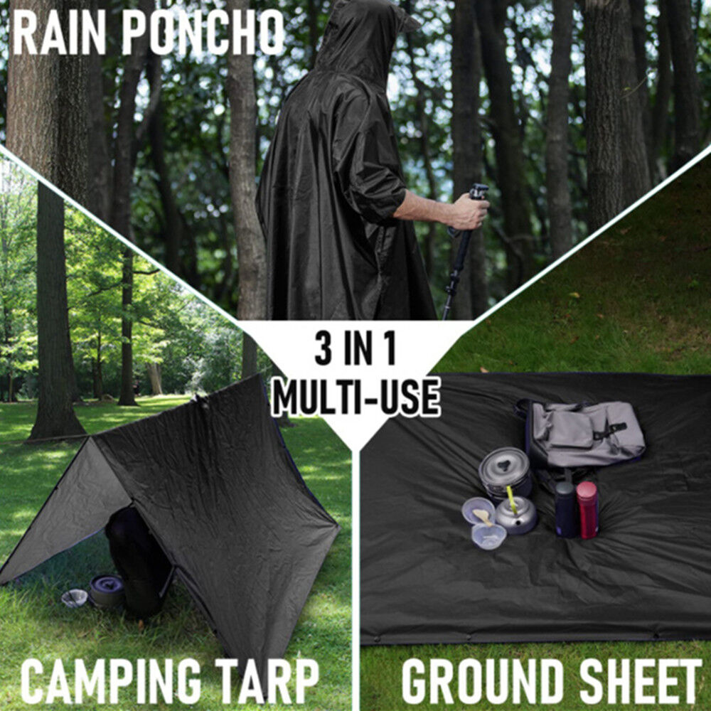 Manteau De Pluie Imperméable Camouflage Militaire Avec Capuche - EONANT Ripstop 3en1