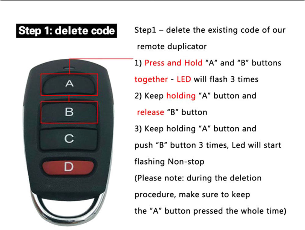 Buy Wholesale China K16 433mhz Universal Cloning Garage Door Remote 4 ...