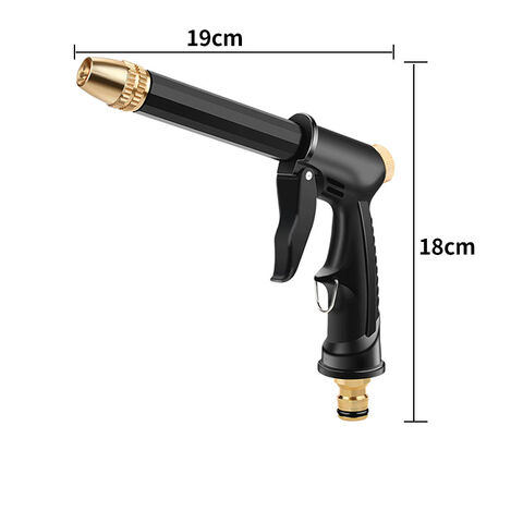 Brass High Pressure Sprinkler Adjustable Gardening Irrigation Spray Gun  Quick Connector Car Wash Water Gun Nozzle Garden Tool