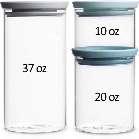 10oz Glass Jars With Lids And Spoons, Airtight Containers For