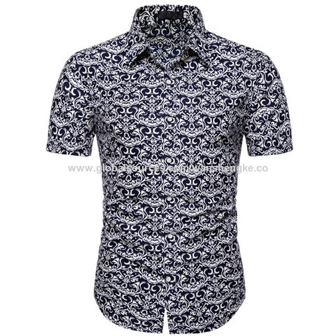 Shirt Hawaii Style Men, Casual Shirt Hawaii Style