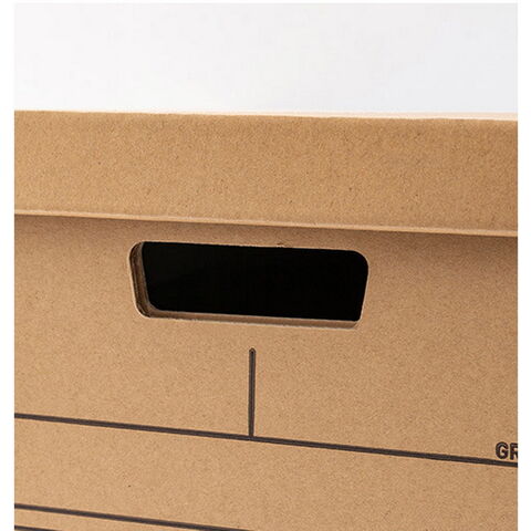 Caja de archivos de cartón creativa, organizador de escritorio, bandeja  organizadora de papel de oficina, caja