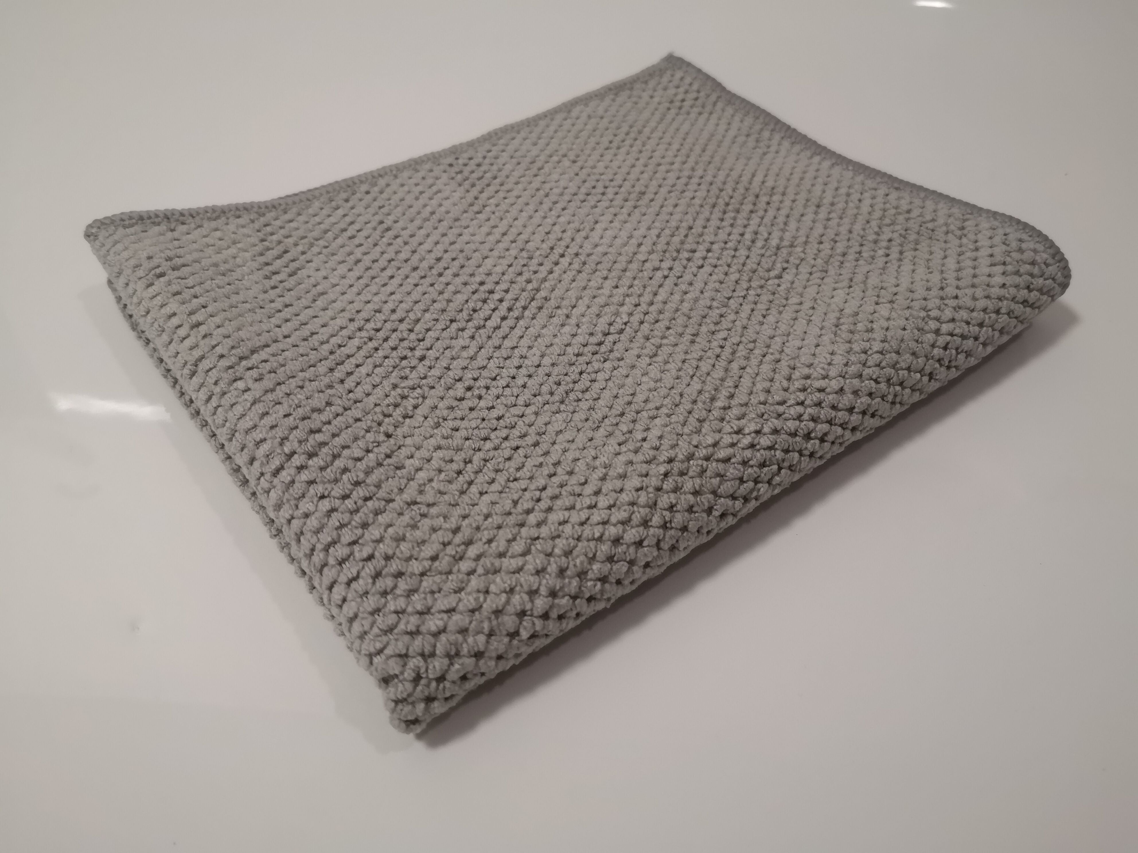 Tissu de nettoyage absorbant serviette en microfibre rayée pour cuisine 25  * 25