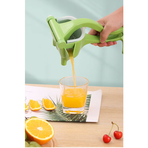 Exprimidor Manual de naranja para cocina, herramienta de plástico