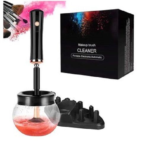 Electric Makeup Brush Cleaner Machine - Alyfini Portable Automatic USB  Cosmetic Brush Cleaner Tools for All Size Beauty Makeup Brushes Set (Black)