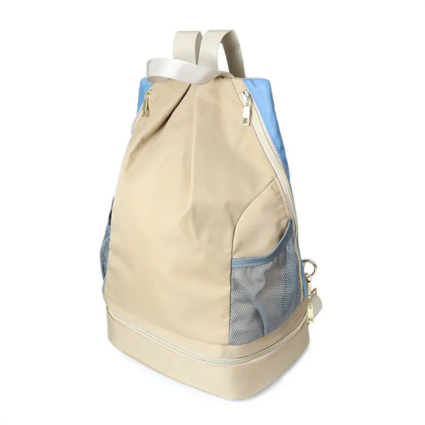 Nylon Waterproof Backpack with Shoe Bag Dry & Wet Separation