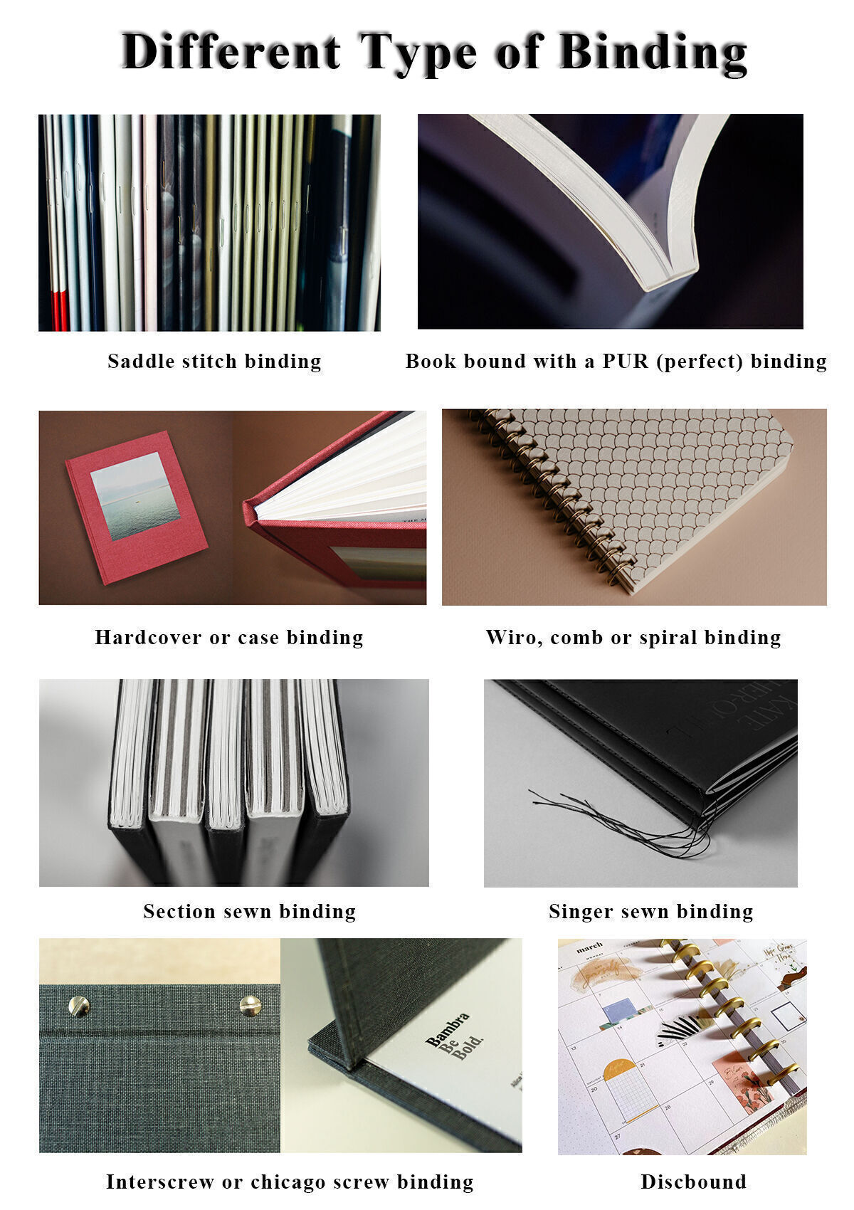 10 Book Binding Methods You Need To Know - Bambra Bambra