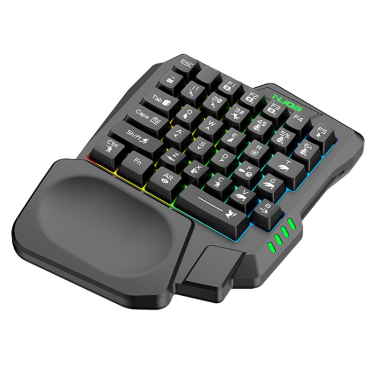 Buy Wholesale China Usb Keyboard One-handed Wired 35 Keys Luminous ...
