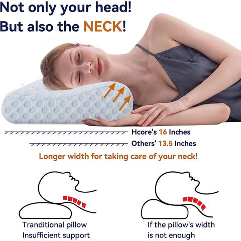 Fcare Almohada de apoyo lumbar para dormir, altura ajustable