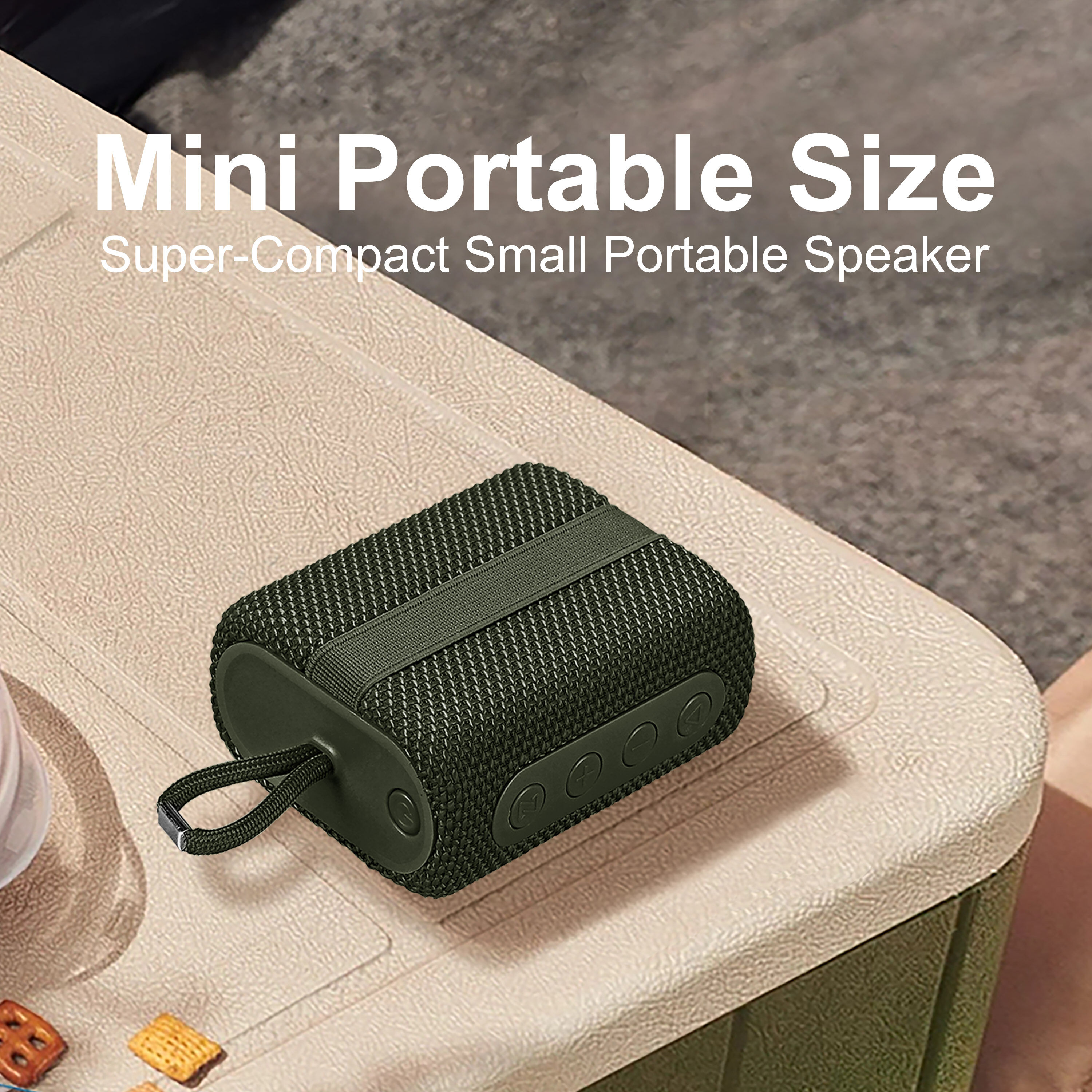 Wireless Mini Speaker Tws Portable Bluetooth Speaker Fabric Speaker ...