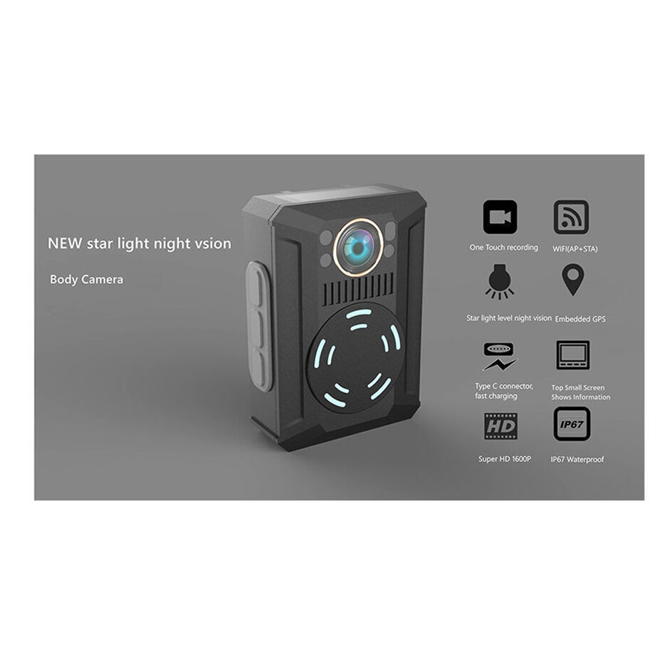 Buy Wholesale China One Big Button Recording Starlight Body Camera