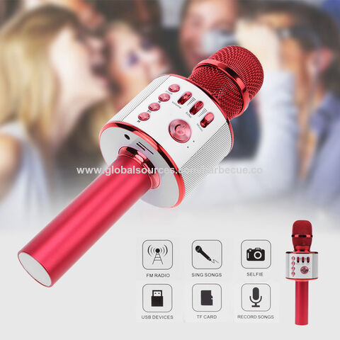 Microphone karaoké Bluetooth sans fil - changeur de voix - kit