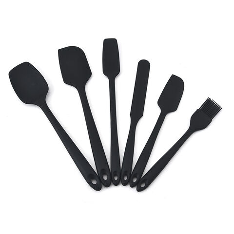 Silicone Kitchen Utensil Set 13 Piece Set With Wooden Handles And Non-Stick  Cooking Utensils, Gray Silicone Spatulas