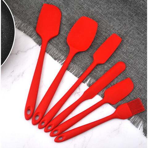  Silicone Cooking Utensils Set-BPA Free Kitchen Utensil Set  Stainless Steel Handle Non-Stick Cookware with Potato Masher, Stirrer