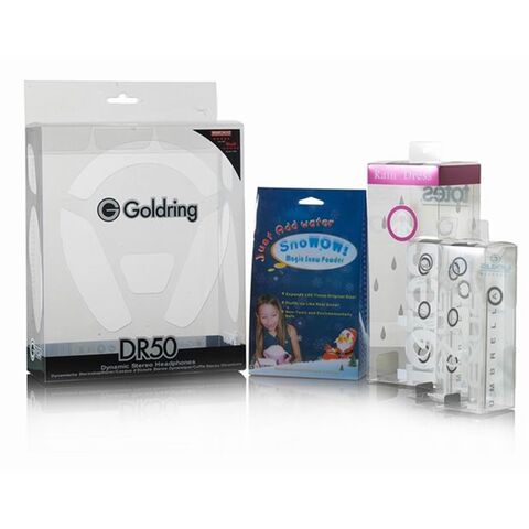 Cajas de vinilo transparente