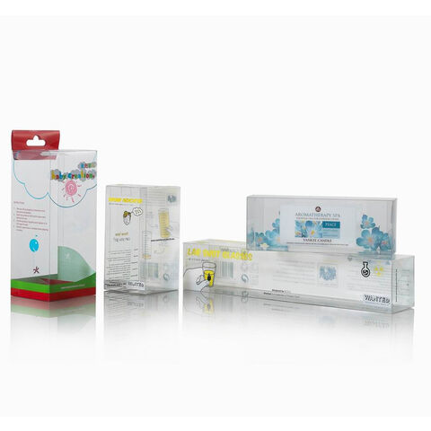 Cajas de vinilo transparente