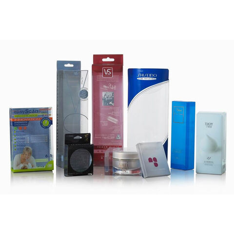 Cajas de vinilo transparente