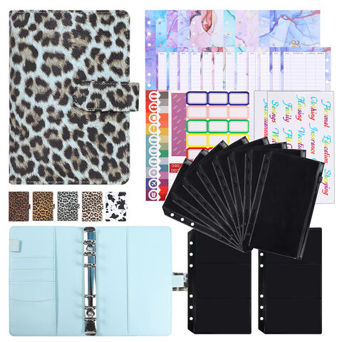 Buy Wholesale China Leopard Print Pu Budget Binder For Money