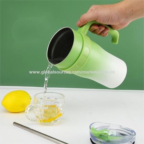 New Reduce Cold 1 Mug Tumbler 40 Ounce Lemon Green Vacuum Insulated