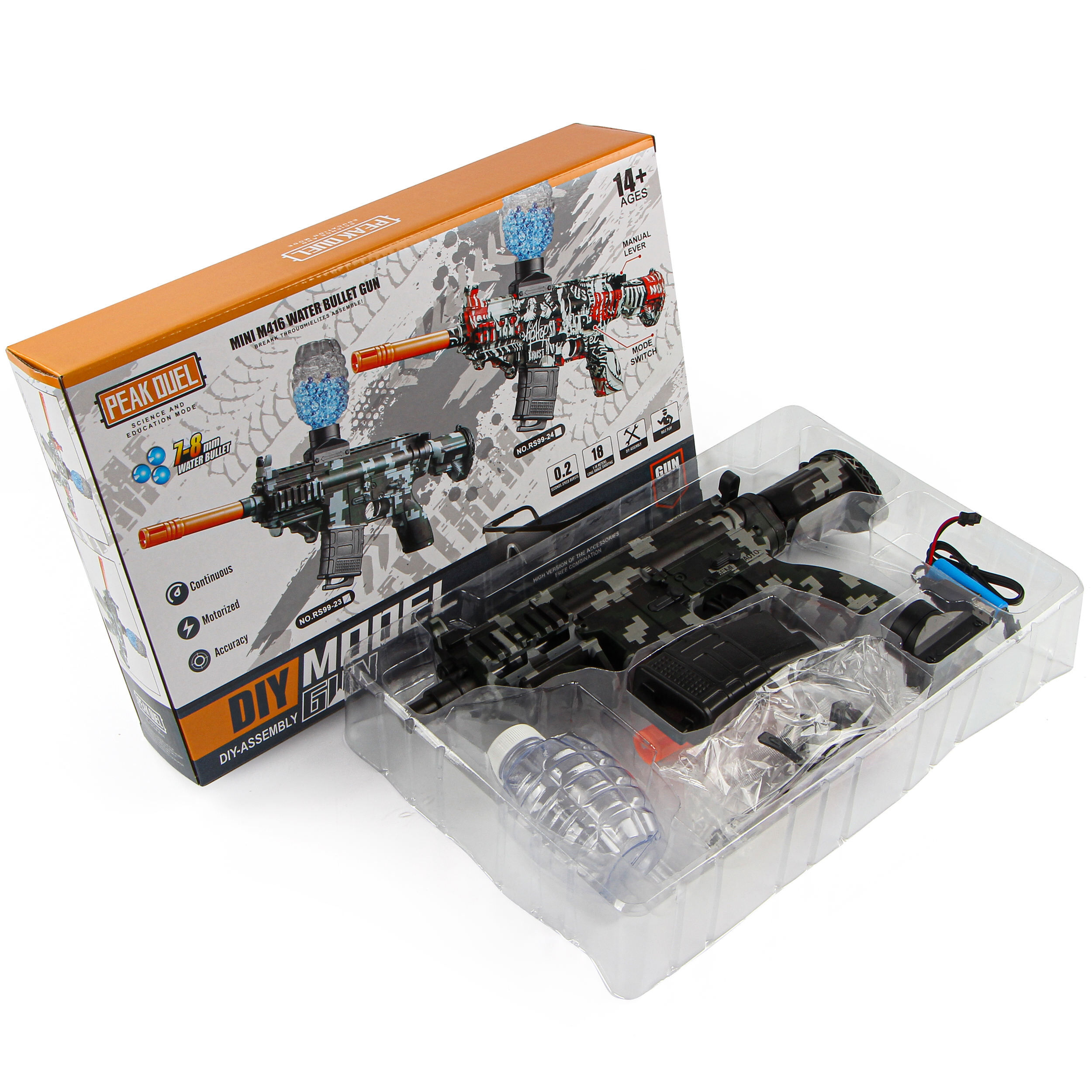 Buy Wholesale China Gel Gun Electric Gun Toy With Gel Beads Bullet M416