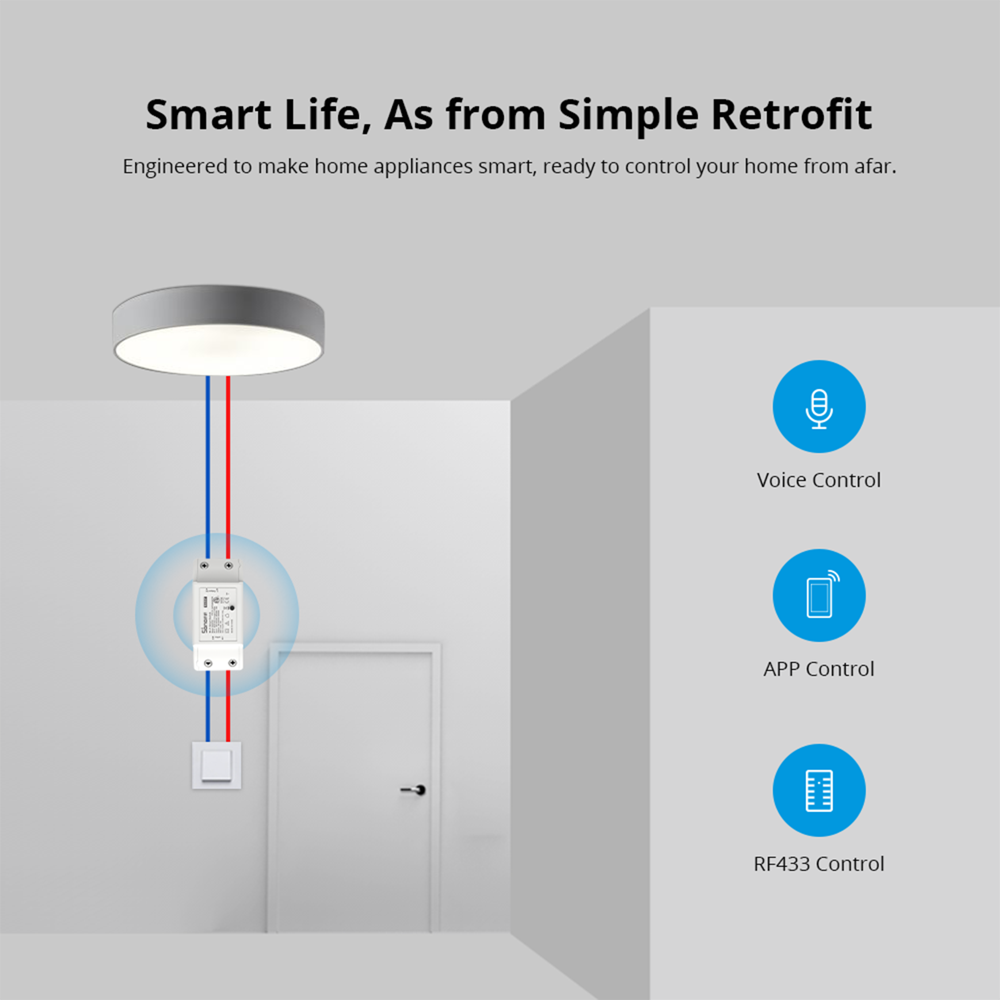 Buy Wholesale China Itead Sonoff Basic R2 Smart Remote Control ...