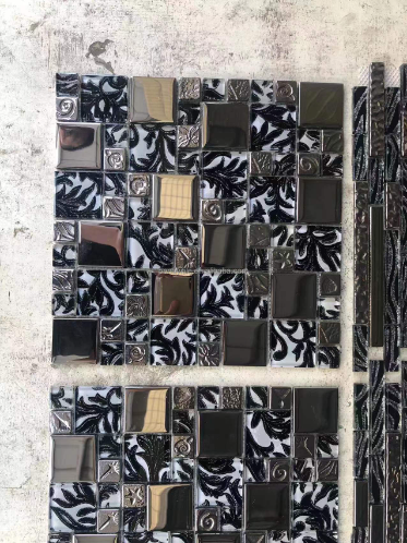 Picture of Buy Wholesale China Shower Wall Tile Mosaic,black Glass Mosaic Tiles ...