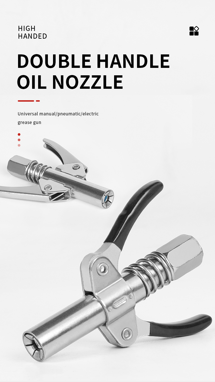 Grease Gun Coupler,Quick Lock Double Handle Grease Ghana