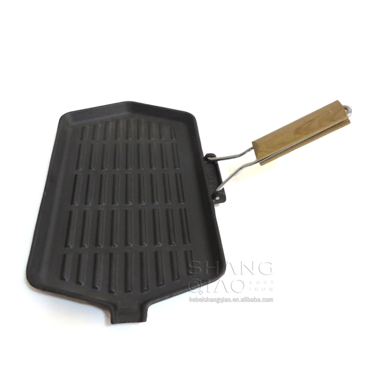 Nonstick Griddle Grill Pan Cookware Set Cast Iron Steak Pan Indoor ...