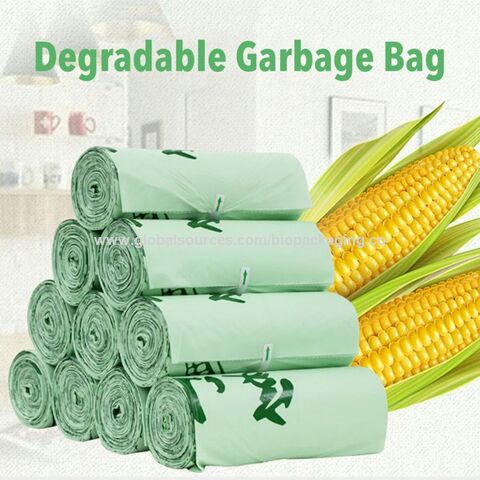 Buy Wholesale China Compostable Garbage Bag, 10l Capacity 20um 40x40cm Fit  Most Of Trash Bin Size Trash Bag & Compostable Trash Bags at USD 0.13