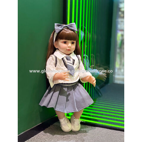 Hot Selling 55 cm Bebe Doll Reborn Toddler Girl Pink Princess Very