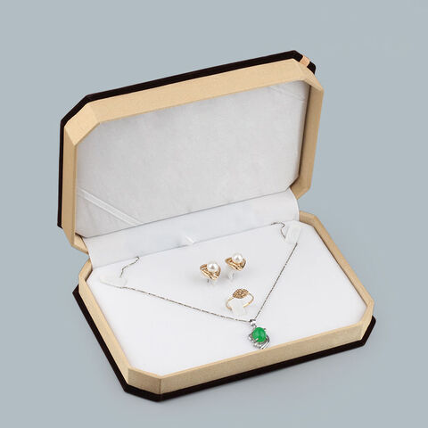 Petite boîte cadeaux ronde, coffret bijoux couleur lin, boîte à bijoux